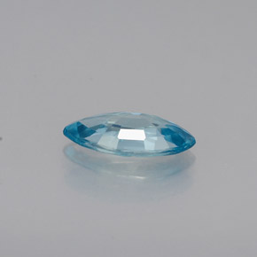 0.50캐럿 천연 블루 지르콘, 마퀴즈, 7.1×3.5 mm, VVS