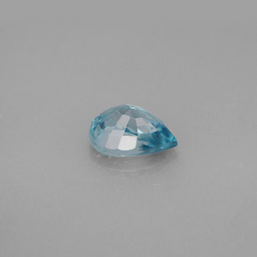 1.83캐럿 천연 블루 지르콘, 배 모양, 8.2×5.8 mm, VS