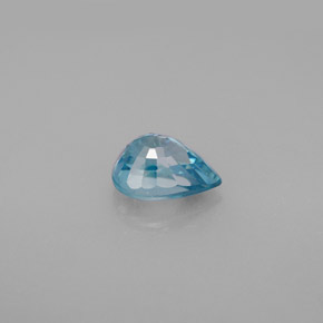 1.83캐럿 천연 블루 지르콘, 배 모양, 7.8×5.8 mm, VVS-VS
