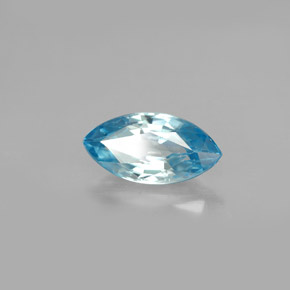 1.70캐럿 천연 블루 지르콘, 마퀴즈, 9.9×5 mm, VS