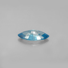 1.41캐럿 천연 블루 지르콘, 마퀴즈, 10×5 mm, VS