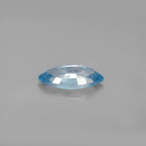 1.47캐럿 천연 블루 지르콘, 마퀴즈, 10×4.9 mm, VVS-VS