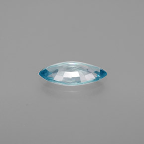 1.17캐럿 천연 블루 지르콘, 마퀴즈, 10×5 mm, VS