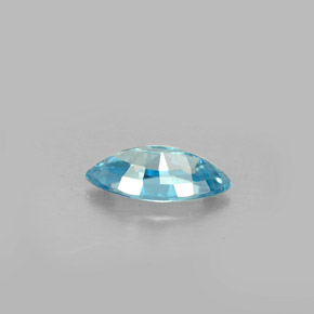 1.51캐럿 천연 블루 지르콘, 마퀴즈, 9.9×5 mm, VS