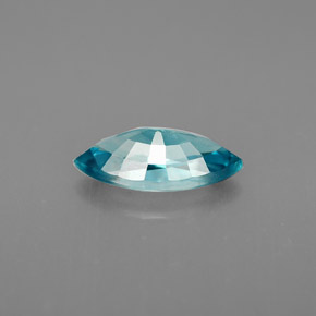 1.51캐럿 천연 블루 지르콘, 마퀴즈, 9.9×4.8 mm, VVS