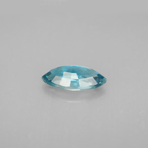 1.73캐럿 천연 블루 지르콘, 마퀴즈, 10.1×5.1 mm, VVS-VS