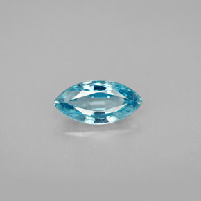 1.83캐럿 천연 블루 지르콘, 마퀴즈, 10.1×5.1 mm, VVS