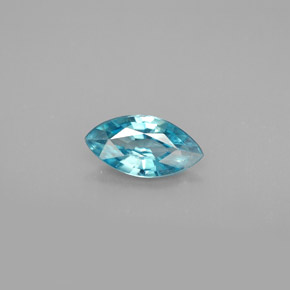 1.24캐럿 천연 블루 지르콘, 마퀴즈, 9.6×5 mm, VS