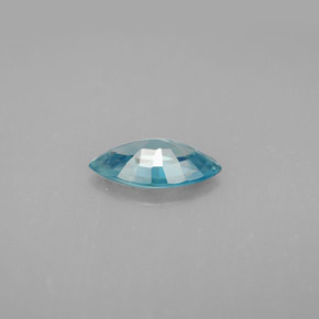 1.24캐럿 천연 블루 지르콘, 마퀴즈, 9.6×5 mm, VS