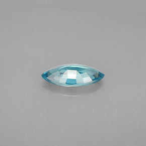 1.33캐럿 천연 블루 지르콘, 마퀴즈, 10×4.9 mm, VS