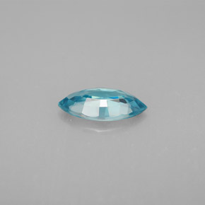 1.44캐럿 천연 블루 지르콘, 마퀴즈, 9.9×5 mm, VVS