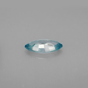 1.42캐럿 천연 블루 지르콘, 마퀴즈, 9.8×5 mm, VVS