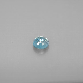 0.58캐럿 천연 블루 지르콘, 라운드 컷, 4.31 mm, VVS-VS