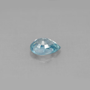 1.19캐럿 천연 블루 지르콘, 배 모양, 7.1×5.1 mm, VS
