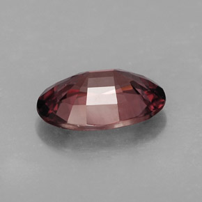 2.74캐럿 천연 딥 로즈 지르콘, 타원형 컷, 10.1×6.8 mm, IF