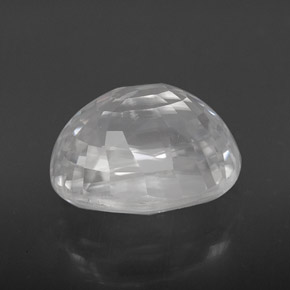 8.64캐럿 천연 화이트 지르콘, 타원형 컷, 11.7×9.1 mm, VVS