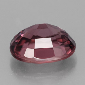 3.24캐럿 천연 핑크 로즈 지르콘, 타원형 컷, 9×7.1 mm, VVS