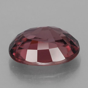 2.86캐럿 천연 핑크 로즈 지르콘, 타원형 컷, 9.1×7.1 mm, IF