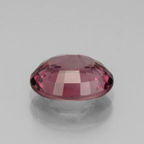 2.86캐럿 천연 핑크 로즈 지르콘, 타원형 컷, 9.1×7.2 mm, IF