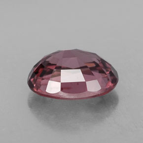 3.02캐럿 천연 핑크 로즈 지르콘, 타원형 컷, 9×7.1 mm, VVS