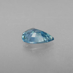 0.82캐럿 천연 블루 지르콘, 배 모양, 6.8×4.8 mm, VVS