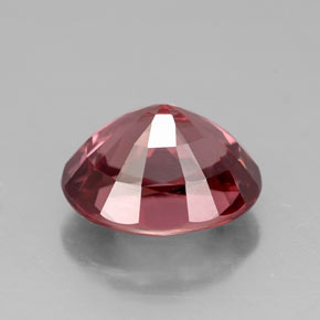 3.22캐럿 천연 로즈 핑크 지르콘, 타원형 컷, 8.9×7 mm, VVS