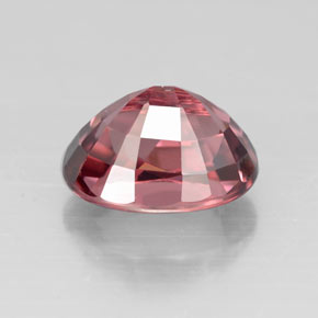 3.58캐럿 천연 핑크 로즈 지르콘, 타원형 컷, 9×7 mm, VVS