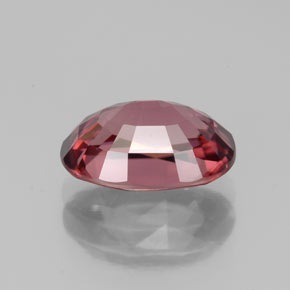 3.53캐럿 천연 핑크 로즈 지르콘, 타원형 컷, 9.9×7.1 mm, VVS