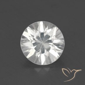 1.83ct 자연스러운 하얀색 지르콘, 둥근, VS