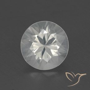 1.92ct 자연스러운 하얀색 지르콘, 둥근, VS
