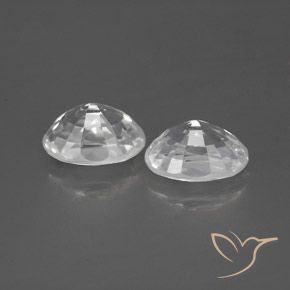 2.78캐럿 천연 하얀색 지르콘 보석, 타원형, VVS-VS