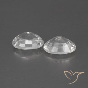 2.64캐럿 천연 하얀색 지르콘 보석, 타원형, VVS-VS