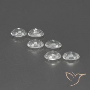4.69캐럿 천연 하얀색 지르콘 보석, 타원형, VVS-VS