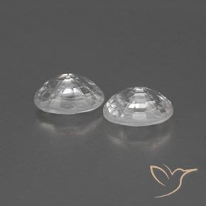 1.74캐럿 천연 하얀색 지르콘 보석, 타원형, VVS-VS