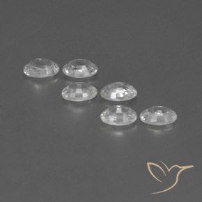 4.54캐럿 천연 하얀색 지르콘 보석, 타원형, VVS-VS