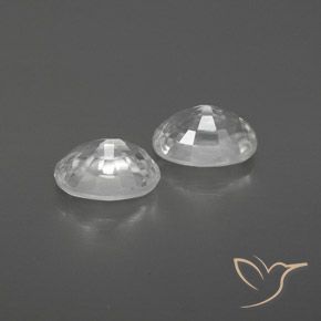 1.72캐럿 천연 하얀색 지르콘 보석, 타원형, VVS