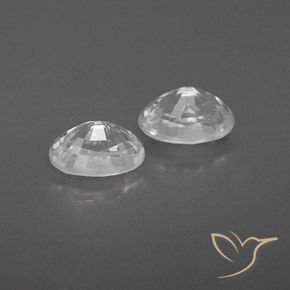1.69캐럿 천연 하얀색 지르콘 보석, 타원형, VVS
