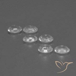 4.57캐럿 천연 하얀색 지르콘 보석, 타원형, VVS-VS