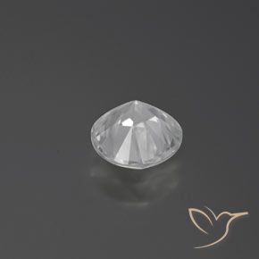 1.49캐럿 천연 하얀색 지르콘, 둥근, VVS-VS