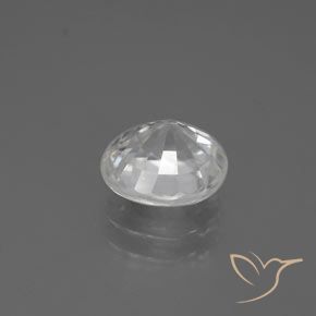 2.84캐럿 천연 하얀색 지르콘, 타원형, VVS