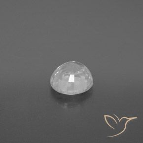 2.31캐럿 천연 하얀색 지르콘, 둥근, VVS-VS