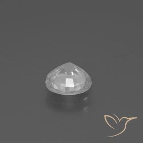1.65캐럿 천연 하얀색 지르콘, 둥근, VS
