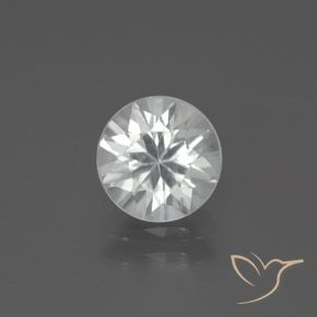 1.78ct 자연스러운 하얀색 지르콘, 둥근, VS