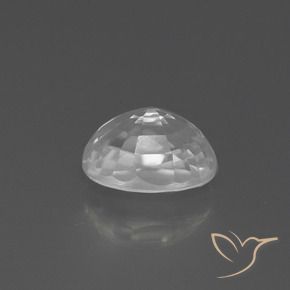 2.88캐럿 천연 하얀색 지르콘, 타원형, VS