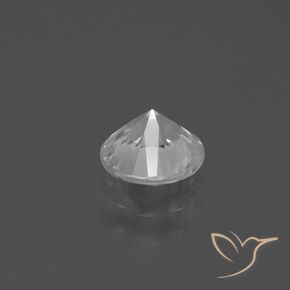 1.68캐럿 천연 하얀색 지르콘, 둥근, VVS-VS