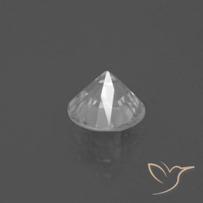2.26캐럿 천연 하얀색 지르콘, 둥근, VVS-VS
