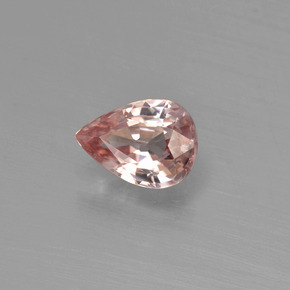 1.20캐럿 천연 피치 지르콘, 배 모양, 7.5×5.4 mm, VVS