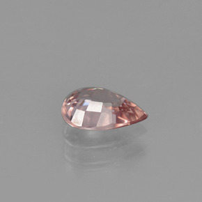 1.20캐럿 천연 피치 지르콘, 배 모양, 7.5×5.4 mm, VVS