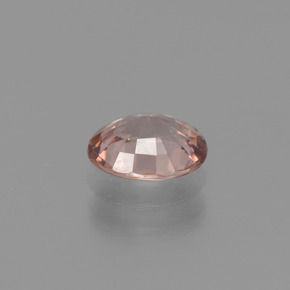 1.47캐럿 천연 피치 지르콘, 타원형 컷, 7.2×5.7 mm, VS