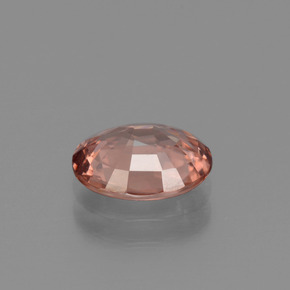 2.17캐럿 천연 미디엄 핑크 지르콘, 타원형 컷, 8.7×6.7 mm, VVS